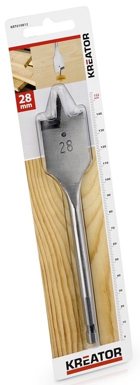 Vrták Kreator KRT010812, do dreva 28×152 mm