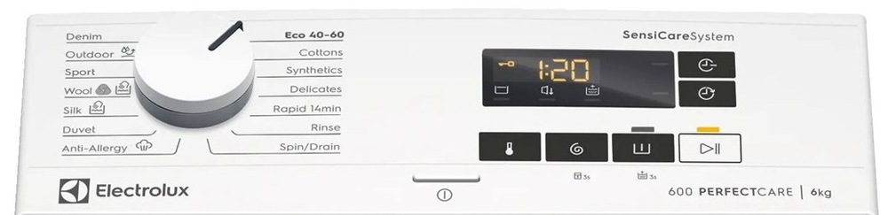 Práčka Electrolux Série 600 EW6T106E biela Práčka Electrolux Série 600 EW6T106E biela