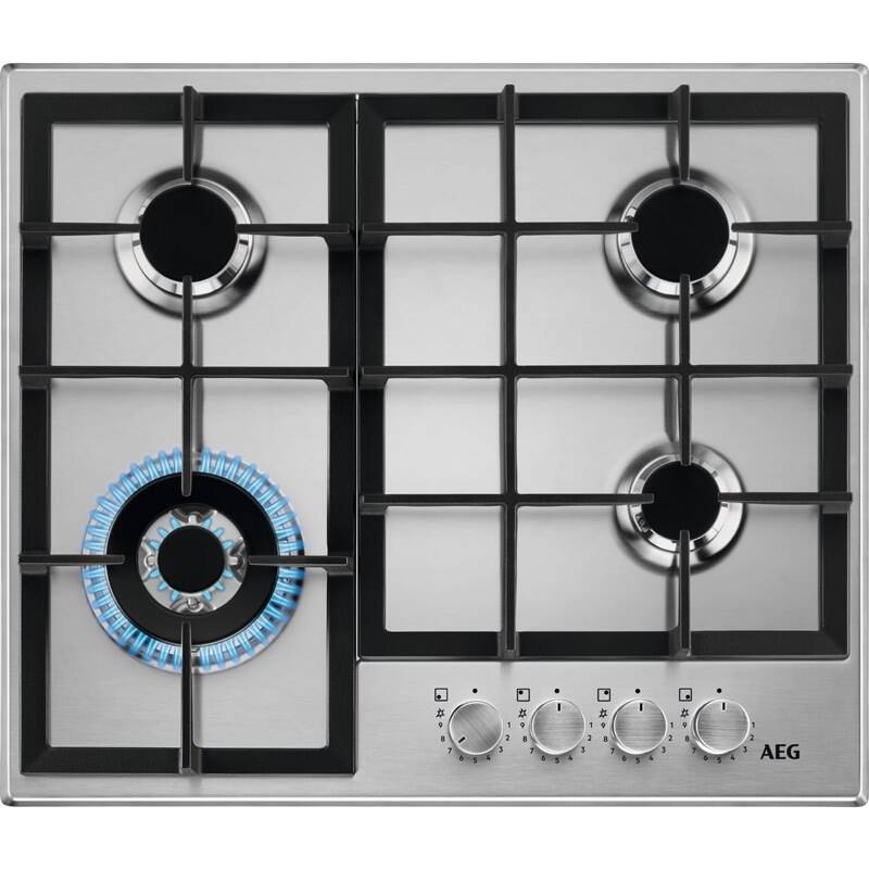Plynová varná platňa AEG Mastery HGB64420SM nerez