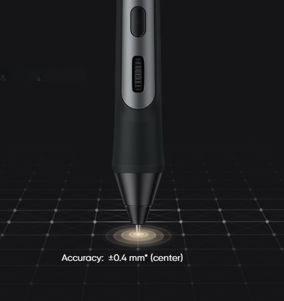 Pasívne pero XPPen X3 PRO Roller s držákem a rolovacím kolečkem čierne