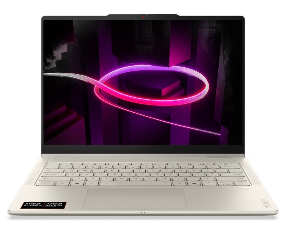 Notebook Lenovo Yoga 7 2-in-1 14AGP11 béžový Užite si špičkový 14-palcový dotykový OLED displej s jasom 400 nitov.