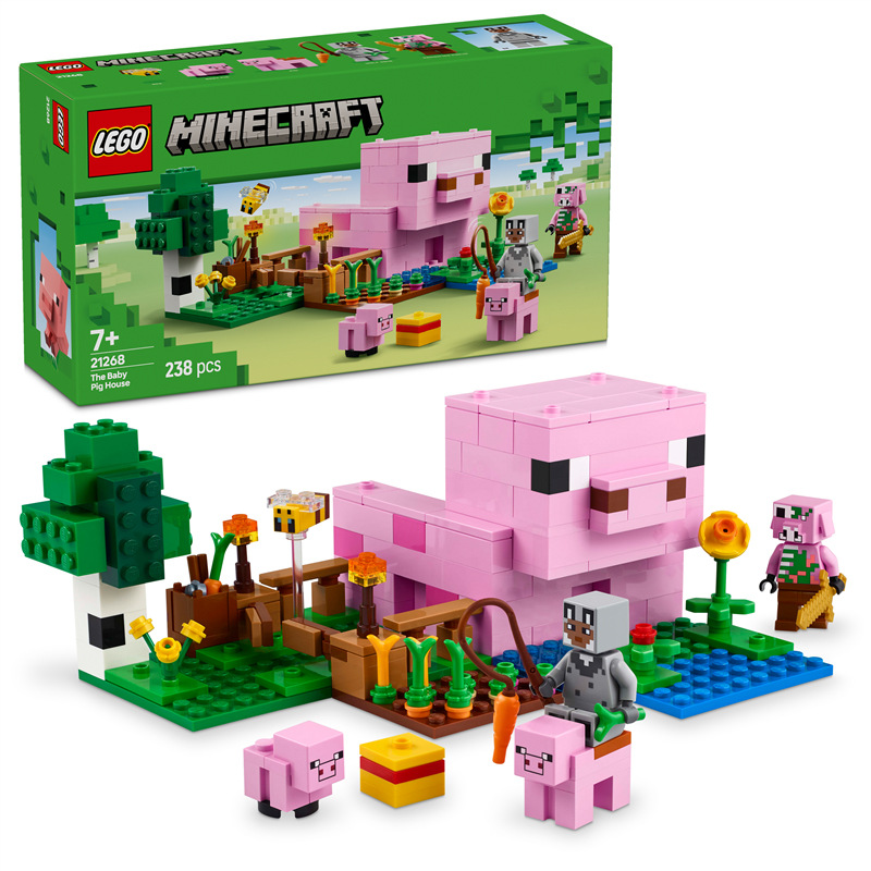 Stavebnica LEGO® Minecraft® 21268 Domček Prasiatka