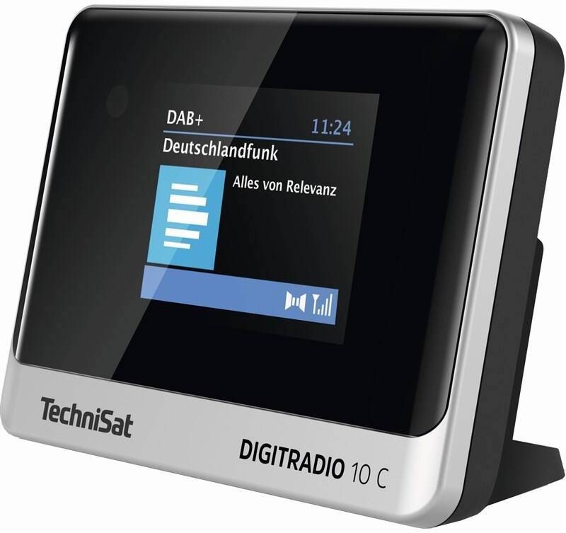 Rádioprijímač DAB+/CD Technisat DIGITRADIO 10 C čierny/strieborný