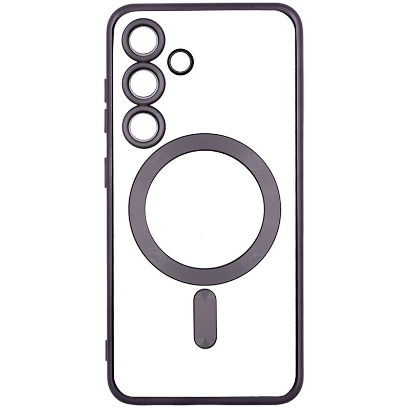 Kryt na mobil WG Magic Eye Magnet na Samsung Galaxy S24 5G čierny/priehľadný