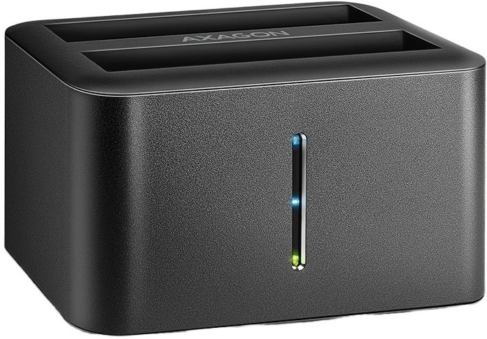 Dokovacia stanica Axagon Mini dock Dual 2.5" SSD/HDD pre pripojenie SSD diskov