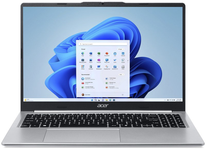 Pracovný notebook Acer Aspire Lite 15, strieborná farba
