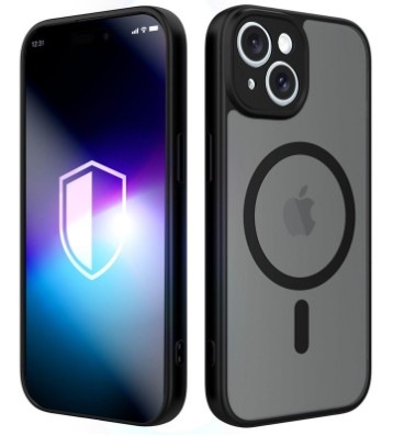 Kryt na mobil 3mk Misty MagCase na Apple iPhone 15 - čierny