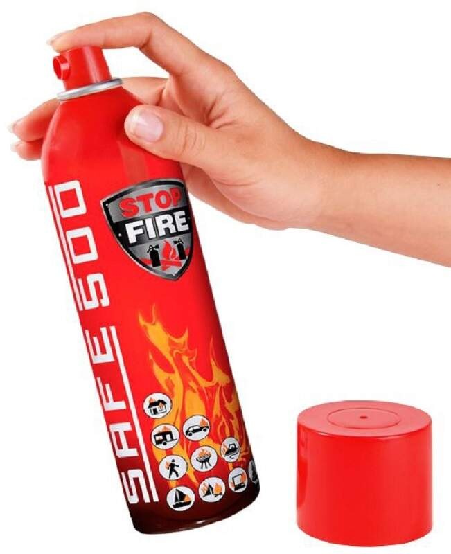 Dielen.pištol,chémia - SAFE 500-50F, Hasiaci sprej+držiak (DIY) Dielen.pištol,chémia - SAFE 500-50F, Hasiaci sprej+držiak (DIY)