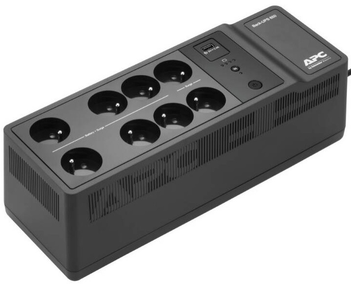 Záložný zdroj APC Back-UPS BE 650VA (400W), 230V, nabíjací port USB