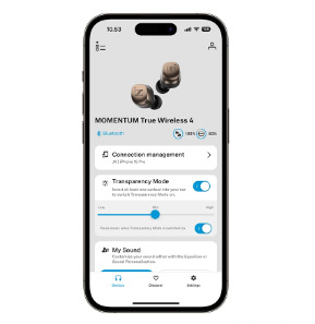 Slúchadlá Sennheiser Momentum 4 TWS čierna/grafitová farba
