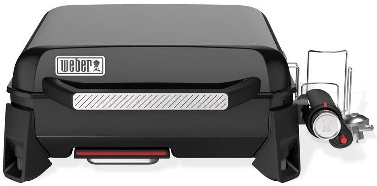 Gril záhradný plynový Weber SLATE GP Premium 43 cm čierny
