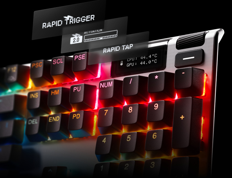 Klávesnica SteelSeries Apex Pro Gen 3 US čierna Klávesnica SteelSeries Apex Pro Gen 3 US čierna