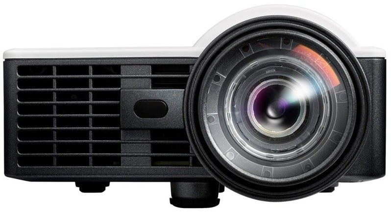 Projektor Optoma ML1050STi DLP zobrazený z prednej strany