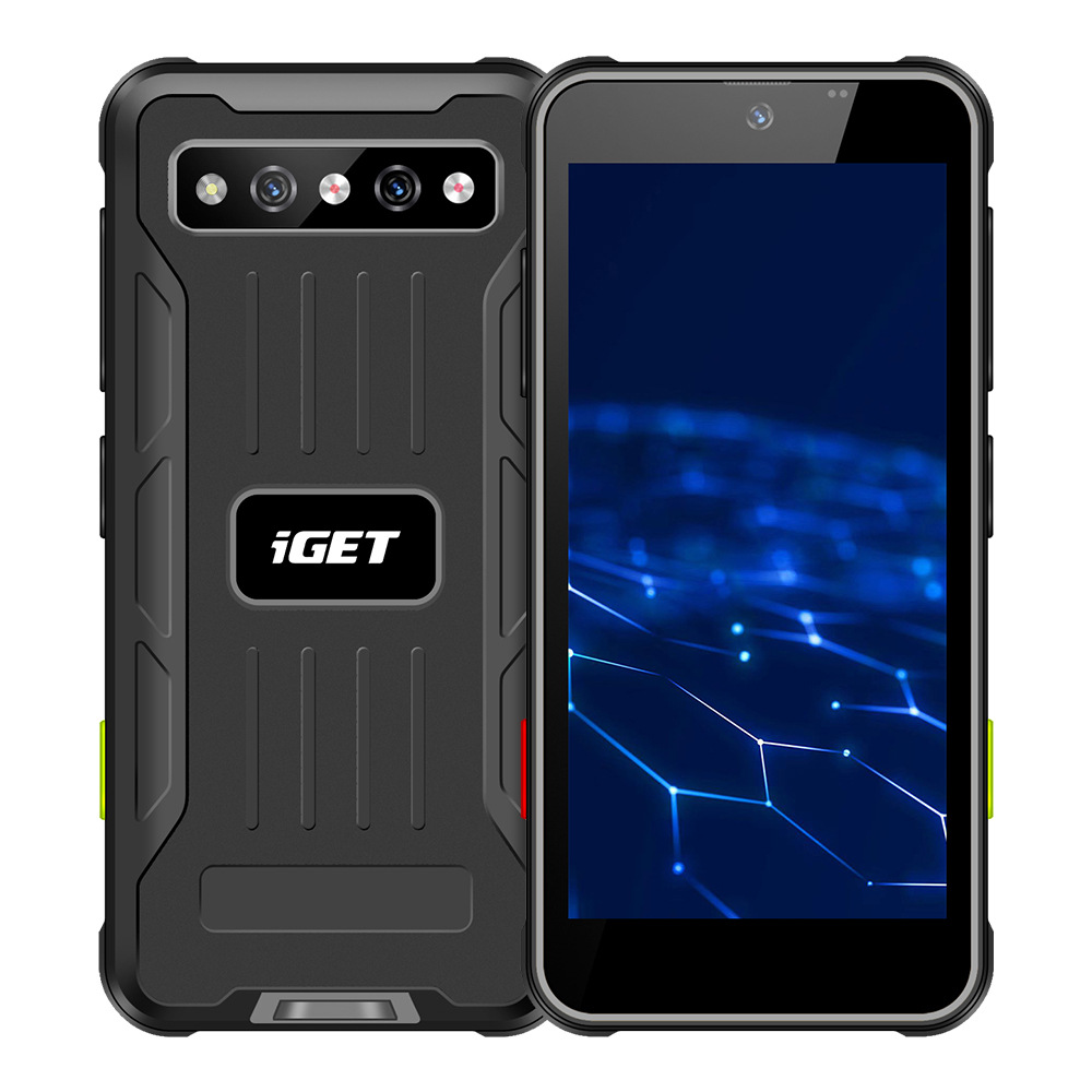 Mobilný telefón iGET T mini 6 GB / 128 GB čierny 4-palcový displej s jemným rozlíšením 540 × 1080 px zaisťuje ostrý obraz.