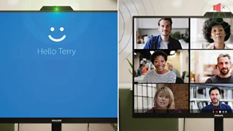 Monitor Philips 24B1U5301H/00 čierny Webkamera s Windows Hello monitora Philips 24B1U5301H/00 23,8"