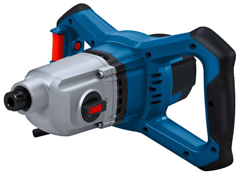 Detail zadnej rukoväte Bosch Professional GRW 140 s ergonomickým tvarom pre isté držanie