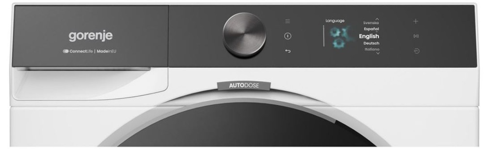 Práčka Gorenje G800 WG814A5T4 SuperSilent 68db biela Práčka Gorenje WG814A5T4 SuperSilent ovládací panel