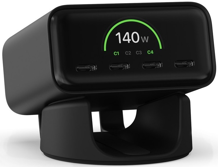 Nabíjačka do siete Satechi ChargerView s výkonom 140 W a 4x USB-C