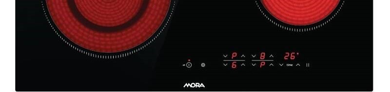 Sklokeramická varná doska Mora VDST 652 C čierna