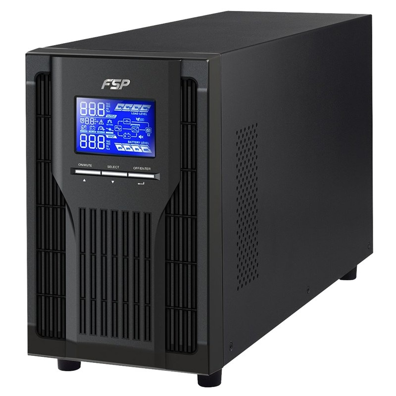 Záložný zdroj FSP CHAMP 2K tower IEC, 2000VA/1800W, online čierny Záložný zdroj FSP CHAMP 2K tower IEC, 2000VA/1800W, online
