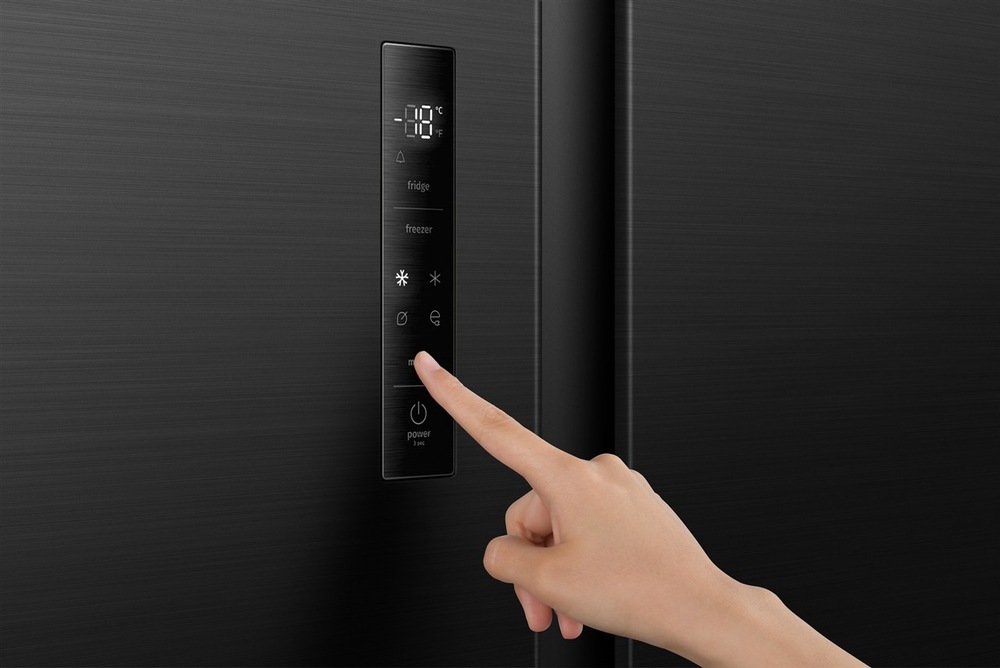 Americká chladnička Gorenje G400 NRS917E41BX čierna Chladnička americká Gorenje NRS917E41BX a dotykové ovládanie