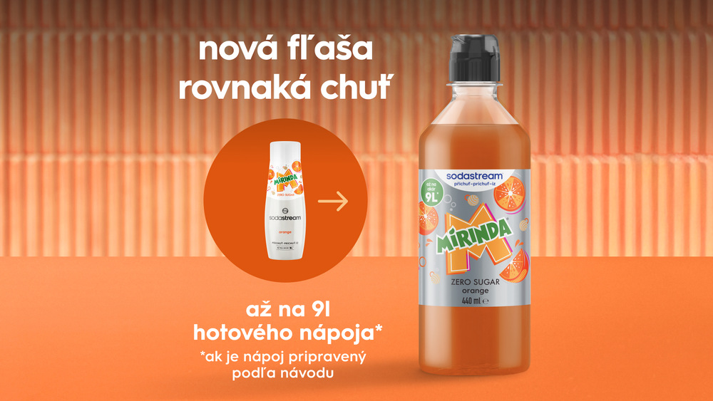 Nový a lepší vzhled Sodastream