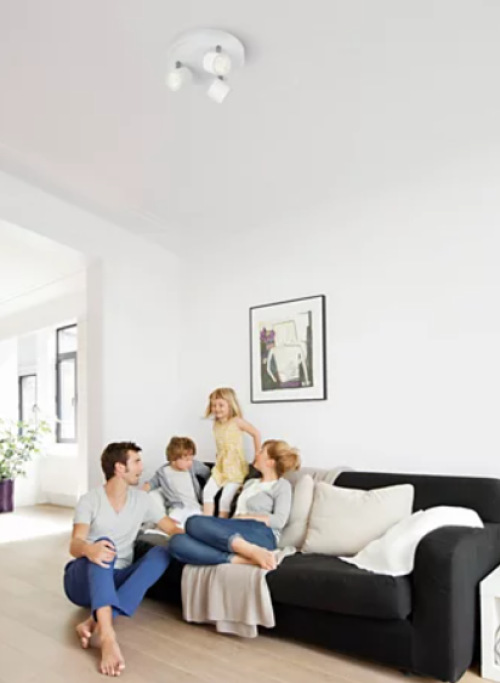 Bodové svietidlo Philips Star, 3xLED čierne