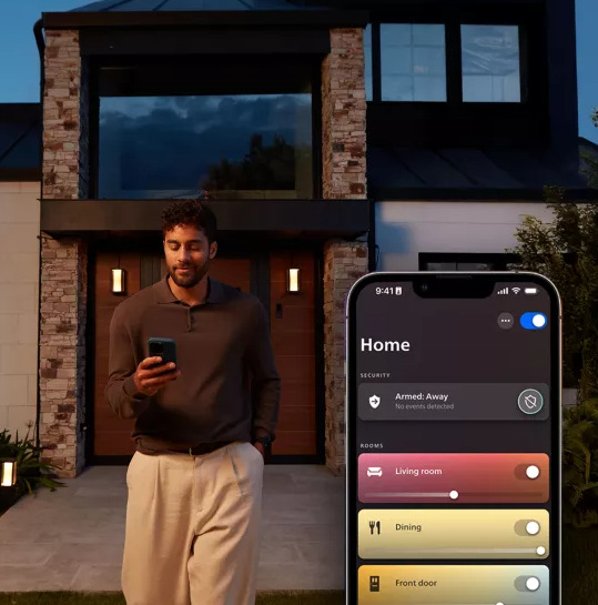 Videozvonček Philips Hue Wired čierny