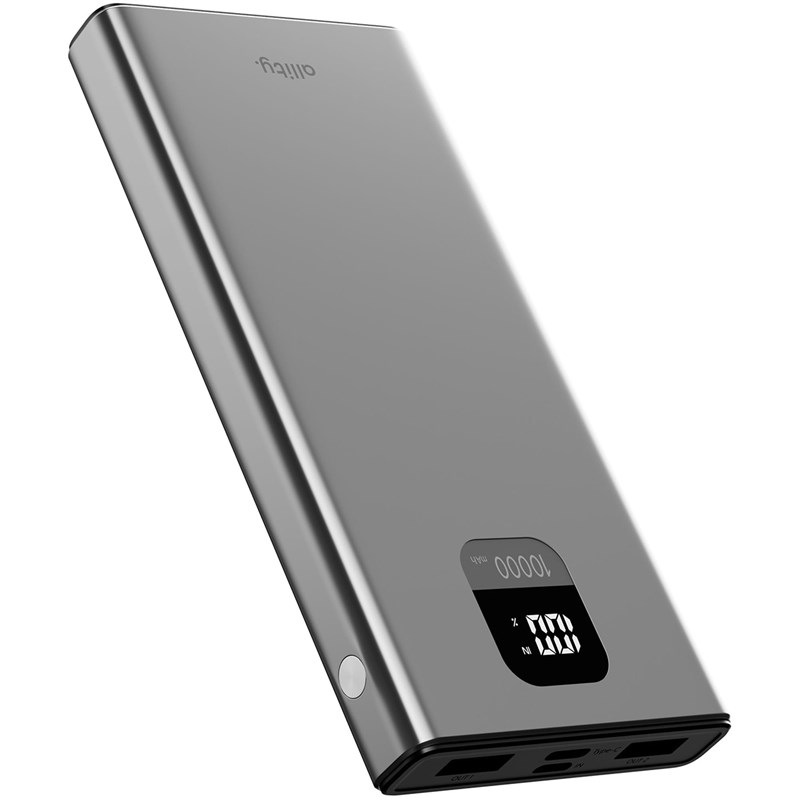 Powerbank Allity APB-100 PD QC 22,5W 10000 mAh sivý
