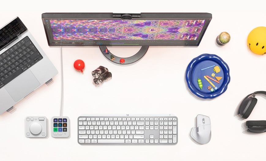 Myš Logitech MX Master 4 sivá