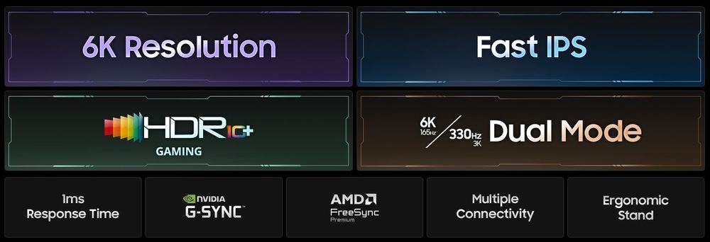 Herný monitor Samsung Odyssey G8 (G80HS) čierny Herný monitor Samsung Odyssey G8 (G80HS)