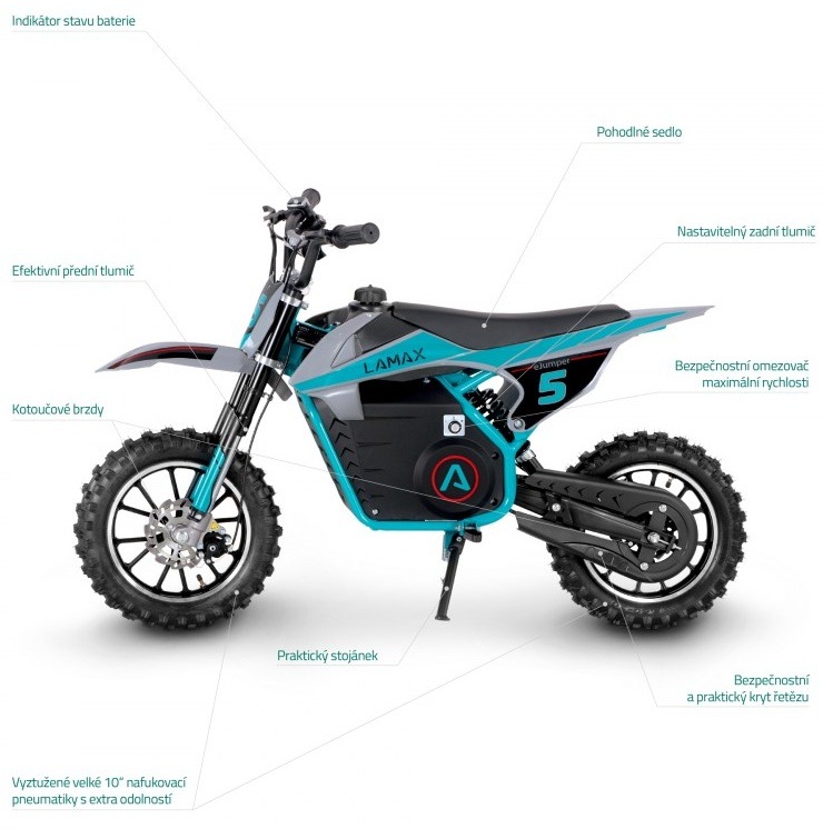 Elektrická motorka LAMAX eJumper DB50