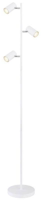 Stojacia lampa GLOBO Robby, 3x GU10 biele