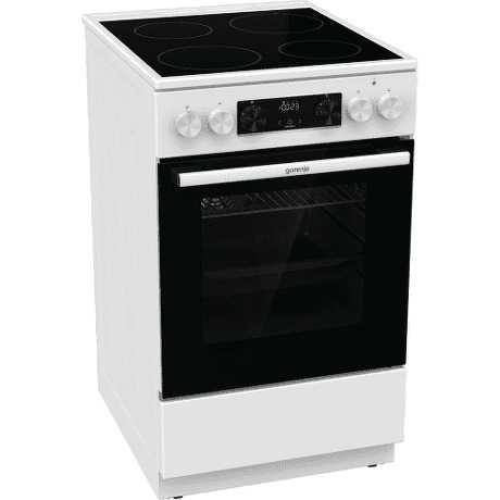 Sklokeramický sporák Gorenje GEC5C61WG biely
