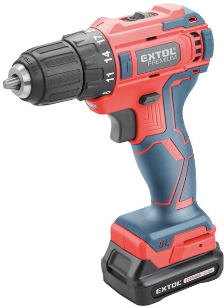 Vŕtací skrutkovač Extol Premium 8891152 (s batériou)