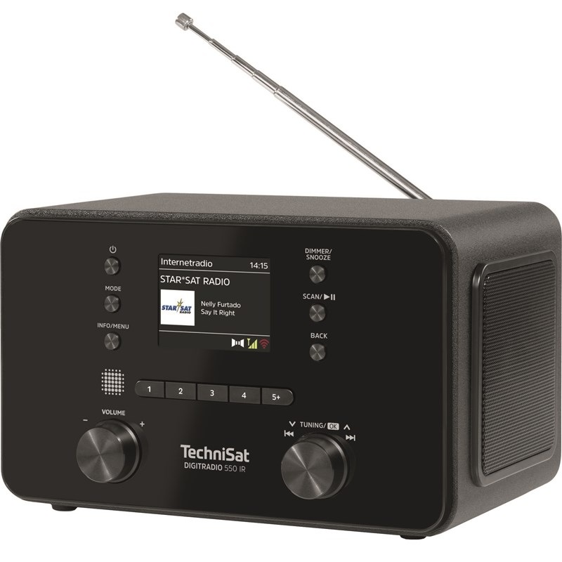Internetový rádioprijímač s DAB+ Technisat DIGITRADIO 550 IR čierny
