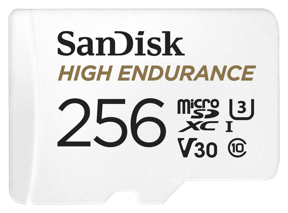 Pamäťová karta SANDISK Micro SDXC High Endurance Video 256 GB + adaptér Pamäťová karta SANDISK Micro SDXC High Endurance Video 256 GB + adaptér