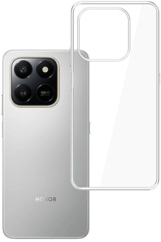 Kryt na mobil 3mk Clear Case na Honor X7D v priehľadnom dizajne
