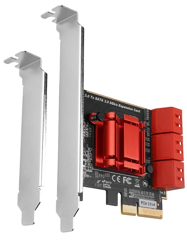 Radič Axagon PCES-SA6 - 6x SATA 6G port