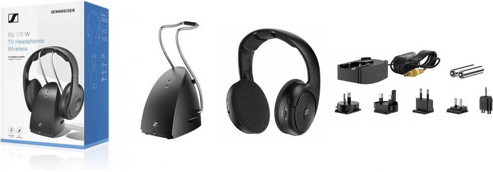 Slúchadlá Sennheiser RS 120 W čierna Sennheiser RS 120 W