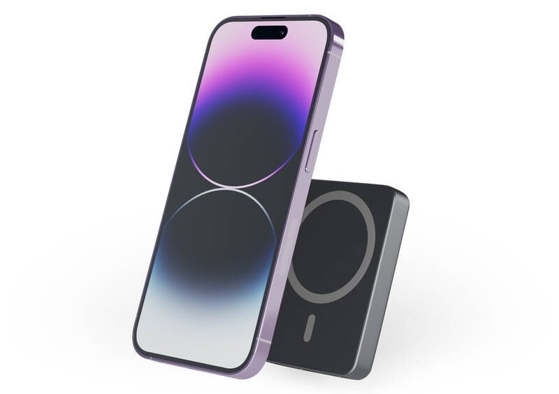 Powerbank Epico Mag+ 5000mAh + kabel USB-C/USB-A sivý Powerbank Epico Mag+ 5000mAh + kábel USB-C/USB-A - šedá