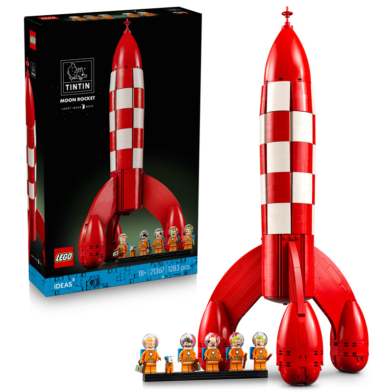 Stavebnica LEGO® Ideas 21367 Tintin® a raketa na Měsíc Stavebnica LEGO® Ideas 21367 Tintin® a raketa na Mesiac