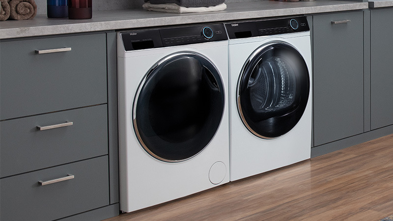 Práčka so sušičkou Haier HWD80B14959S8U1S antracitová farba Práčka so sušičkou Haier HWD80B14959S8U1S antracitová farba