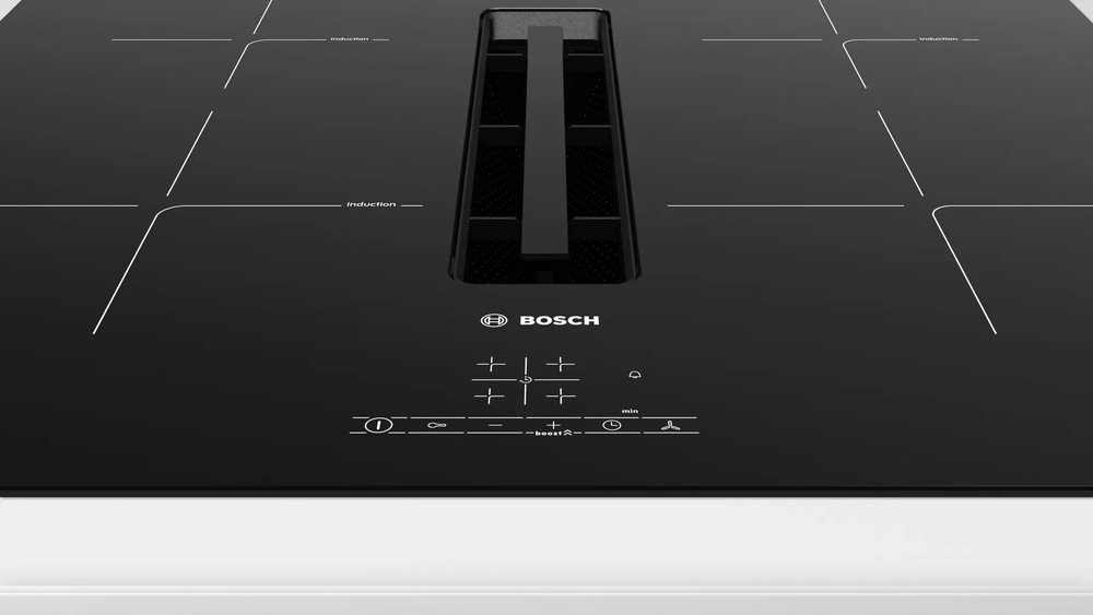 Indukčné varné dosky s odsávaním Bosch Serie 6 PVQ811F15E čierna Indukčné varné dosky s odsávaním Bosch Serie 6 PVQ811F15E čierna