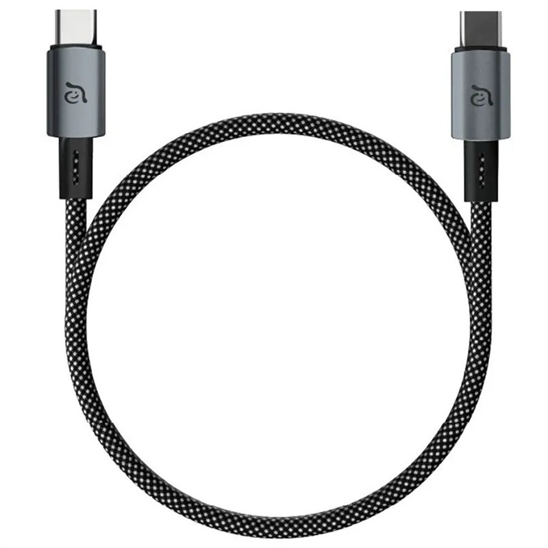 Kábel ADAM Elements s výkonom 60 W, 1 m, čierna farba