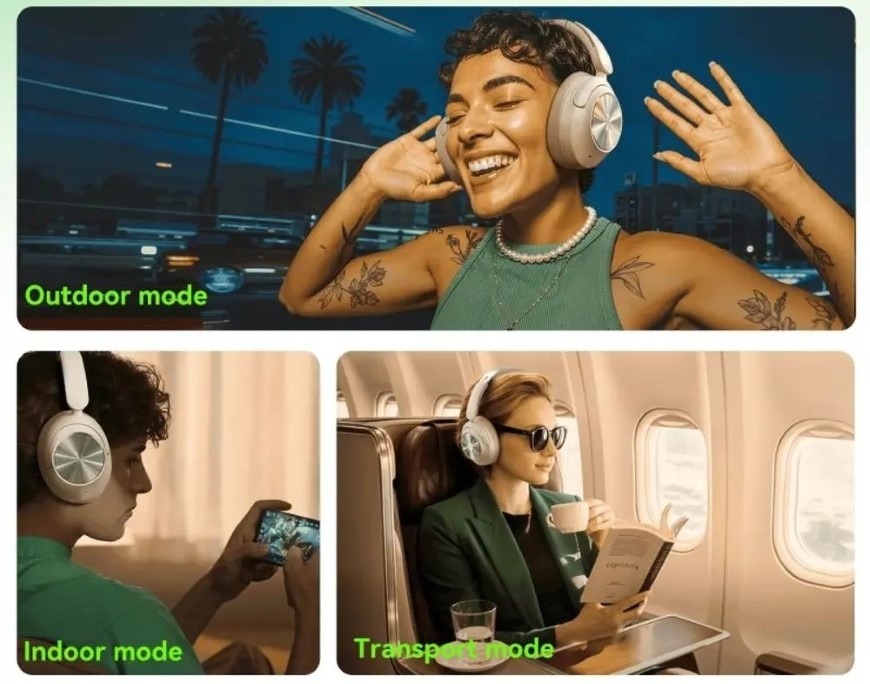Slúchadlá OneOdio Focus A6 čierna Užívatelia si užívajú kvalitné audio vďaka slúchadlám OneOdio Focus A6 s potlačením hluku