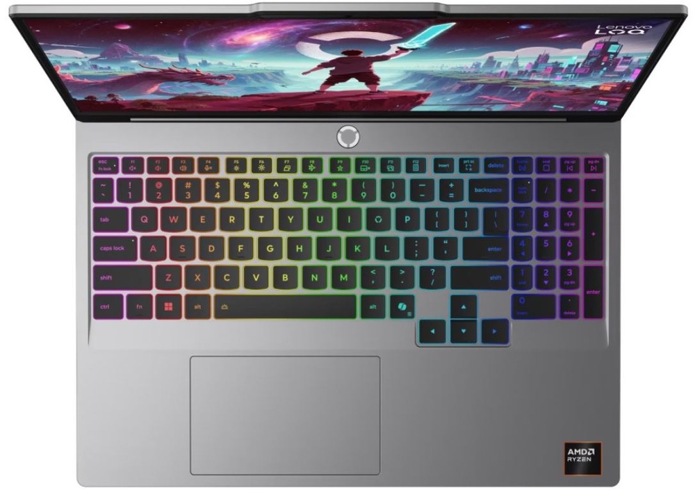 Notebook Lenovo LOQ 15AHP11 sivý Klávesnica a displej notebooku Lenovo LOQ