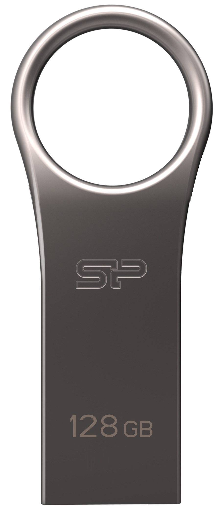 USB flashdisk Silicon Power Jewel J80 128 GB strieborný