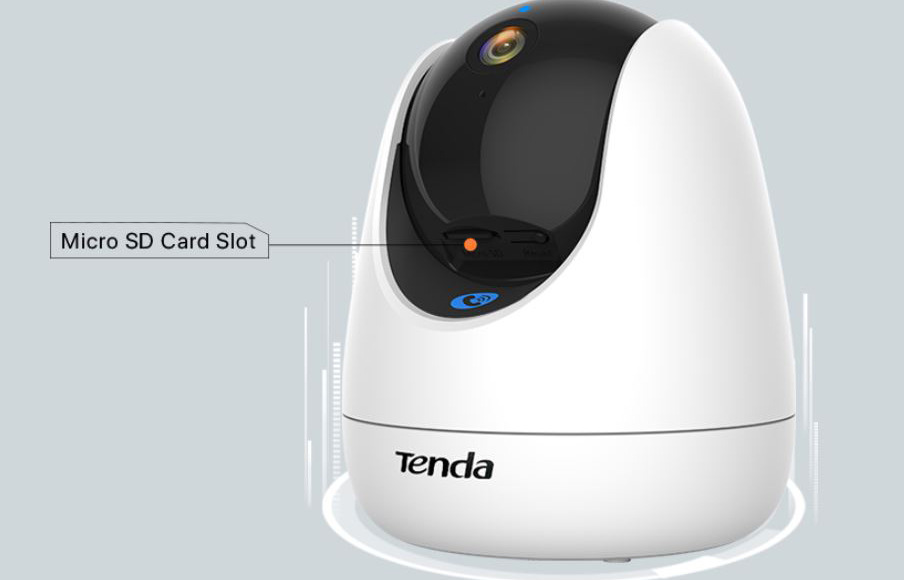 IP kamera Tenda RP3 Pro, rotačné, WiFi 6 biela