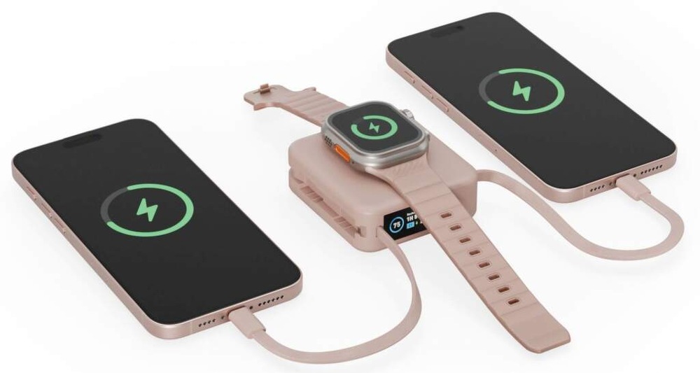 Powerbank Energea MagPac Mini Plus 10000 mAh ružový Powerbank Energea MagPac Mini Plus 10000 mAh ružový